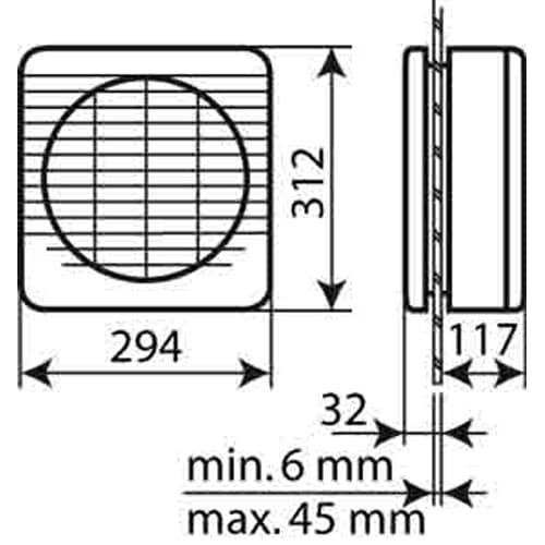 VENTILATEURS 130 WATTS  POUR FENETRES ET CLOISONS FINES
