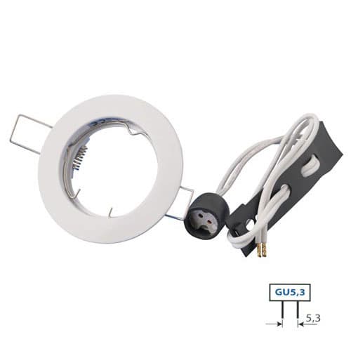 SUPPORT SPOT FIXE A ENCASTRER POUR LEDS ET HALOGENES