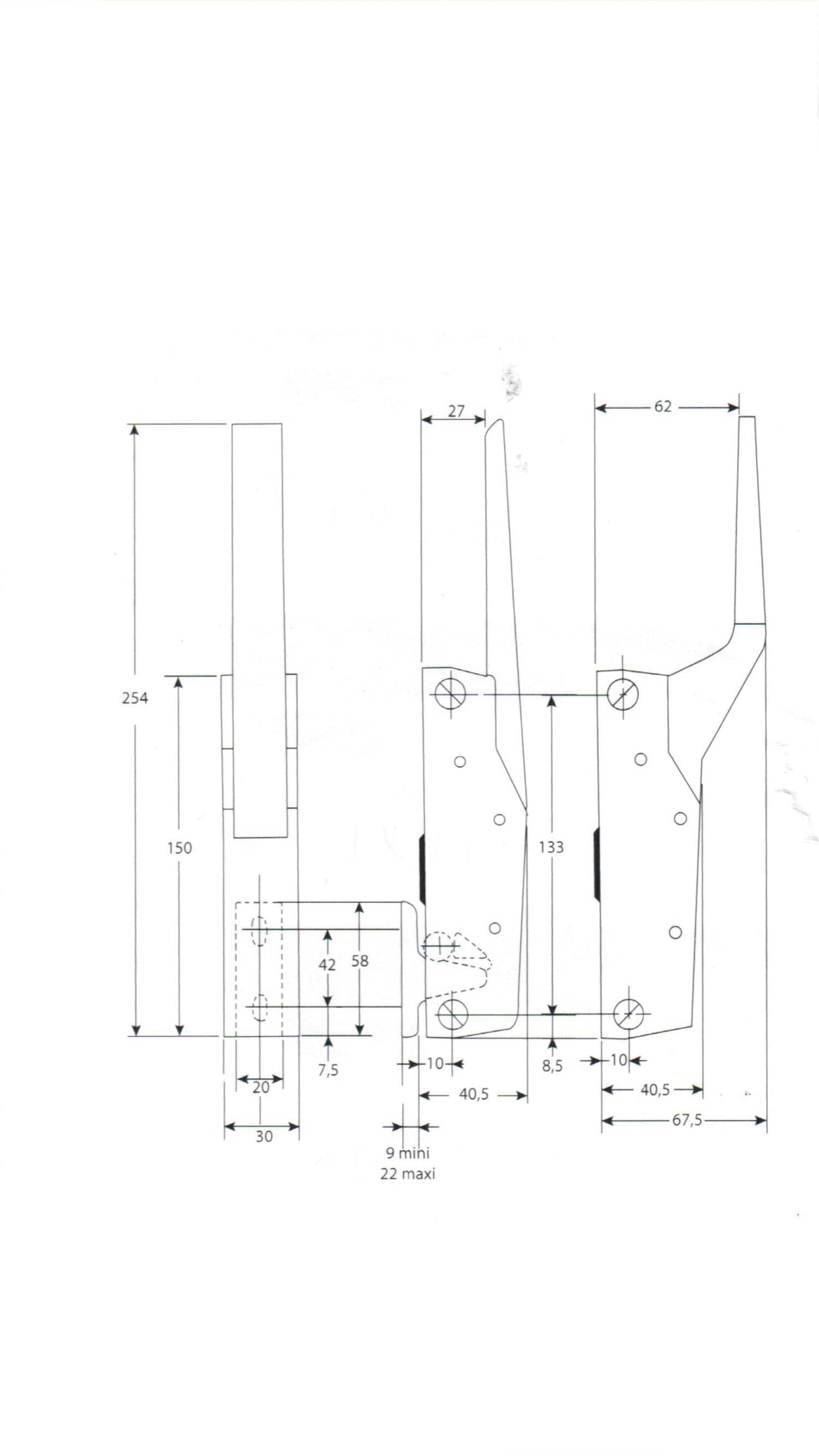 POIGNEE AUTOMATIQUE FERMOD 790 GALET NYLON
