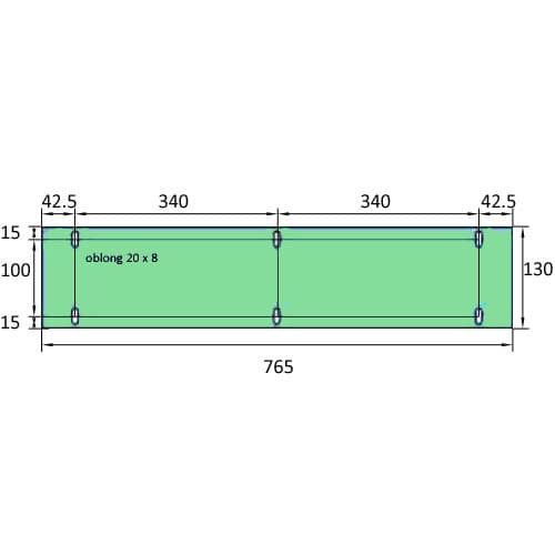 JOINT DE VITRE POUR FOUR POLIN 765X130