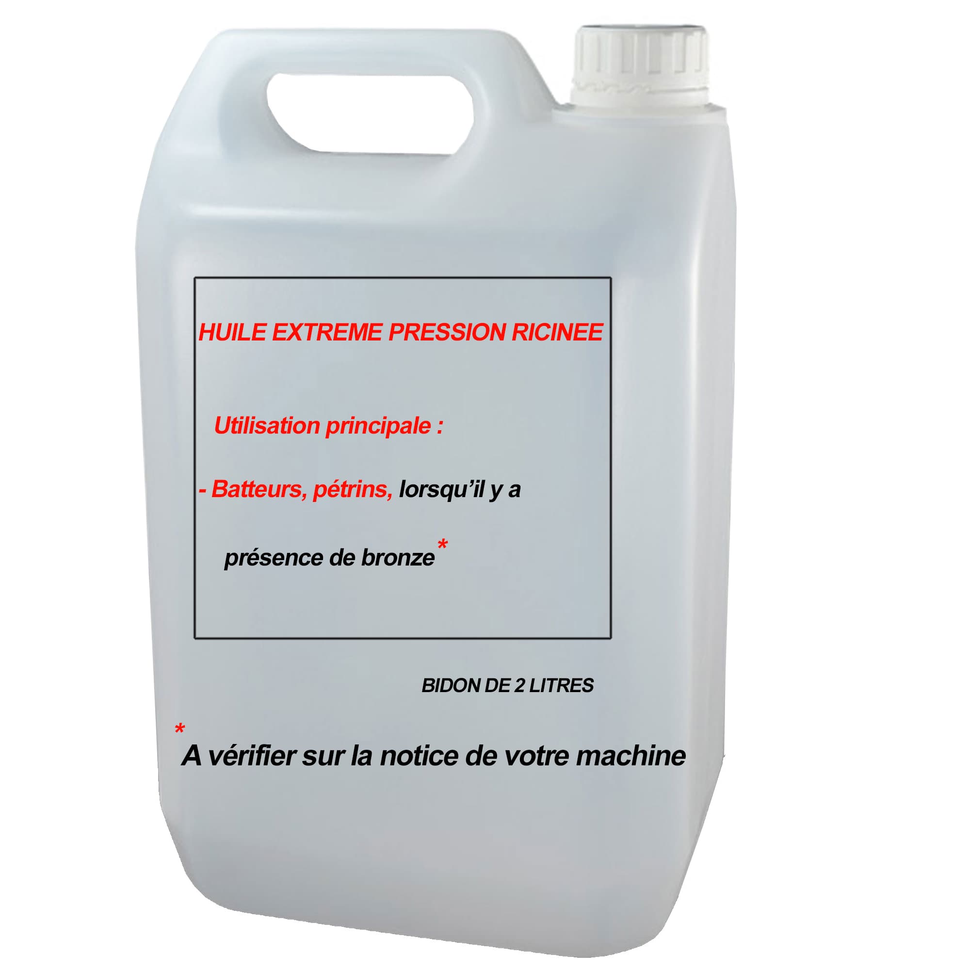 HUILE POLY GLYCOLEE - BATTEUR PETRIN AVEC PRESENCE DE BRONZE