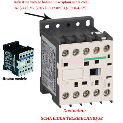 CONTACTEUR  - SCHNEIDER TELEMECANIQUE - Type LC1K - 12 AMPERES