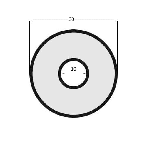 JOINT DE VITRE SEMI-PLEIN POUR FOUR REAL DIAMETRE 30 MM