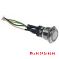 BOUTON POUSSOIR - BERKEL - Ø 19.2 mm