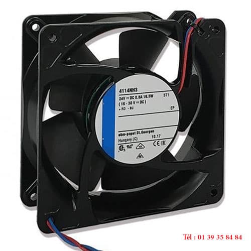 VENTILATEUR  COMPACT - COURANT CONTINU - EBMPAPST - TYPE 4114NH3