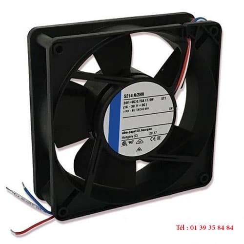 VENTILATEUR  COMPACT - COURANT CONTINU - EBMPAPST - TYPE 5214N/2HH