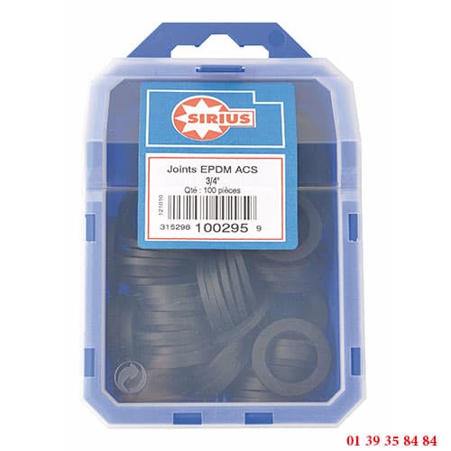 JOINT CAOUTCHOUC POUR RACCORDS STANDARDS (-55 / +100°C)