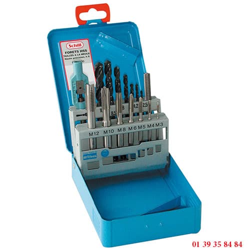 COFFRET L'ORIGINAL - SCHILL - 7 TARAUDS MACHINE