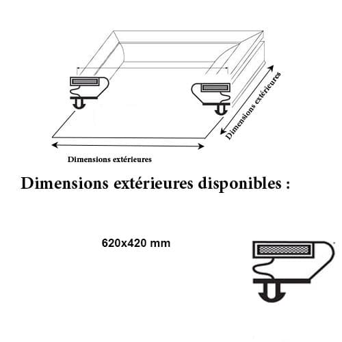 JOINT MAGNETIQUE 620X420 MM