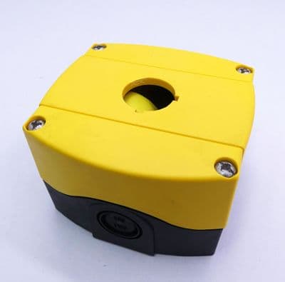 BOITIER JAUNE 1 TROU POUR BOUTON-ROCKWELL AUTOMATION