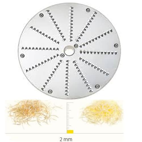 PLATEAU A RAPER INOX - 2 MM - DITO SAMA - pour coupe-légumes TRK - TRS - TR210