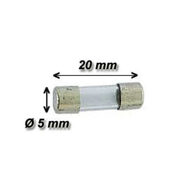 FUSIBLE-VERRE-DIAMETRE 5X20 MM - Image 2