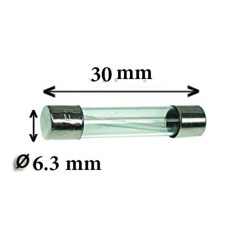 FUSIBLES -VERRE- DIAMETRE 6.3x30 MM - Image 2