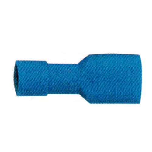 100 CLIPS FEMELLE ENTIEREMENT PREISOLES-POUR LANGUETTES 6.35X0.8 MM - Image 2
