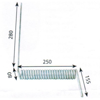 RESSORT A TORSION 23 SPIRES POUR COUVERCLE DE DIVISEUSE PANIRECORD