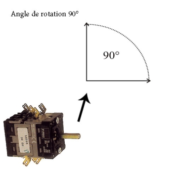 COMMUTATEUR-INVERSEUR-LAMINOIR-90°- BACO PR12/16093E.