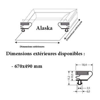 JOINT CADRE MAGNETIQUE ADAPTABLE ALASKA