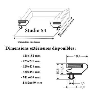 JOINT CADRE MAGNETIQUE ADAPTABLE STUDIO 54