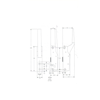 POIGNEE FERMOD 795 GALET NYLON