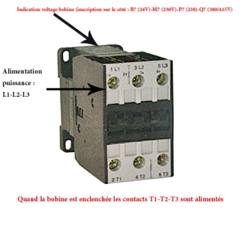 CONTACTEUR TRIPOLAIRE 40 AMPERES - OMRON