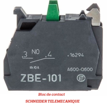 BLOC DE CONTACT - SCHNEIDER TELEMECANIQUE - Type ZBE101-102