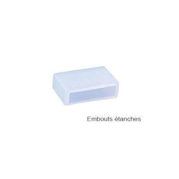 EMBOUT ETANCHE POUR RUBAN LED-ADHESIF-IP65