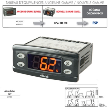 REGULATEUR ELIWELL-PC905PTC-IC915PTC