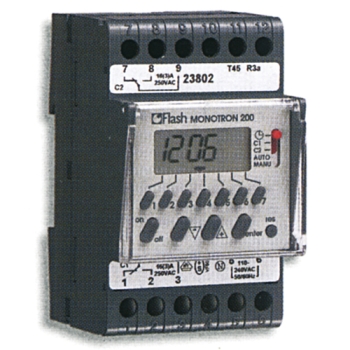 HORLOGE FLASH MONOTRON 
