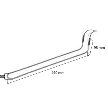 RESISTANCE POUR CHAMBRE DE FERMENTATION - 490 MM