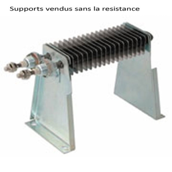 SUPPORT POUR RESISTANCE AILETTES 25X50 MM