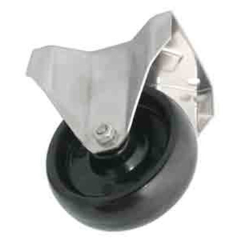 ROULETTE FIXE HAUTE TEMPERATURE CHAPE INOX - Haute température