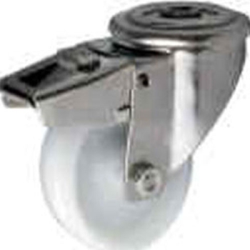 ROULETTE A OEIL POLYPROPYLENE CHAPE INOX AVEC FREIN - Température ambiante