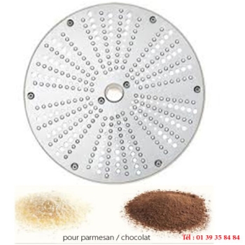 PLATEAU A RAPER INOX - POUR PARMESAN ET PAIN - DITO SAMA - pour coupe-légumes TRK - TRS - TR210