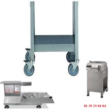 TABLE INOX ROULANTE - DITO SAMA - pour coupe-légumes TR260 et TR300 
