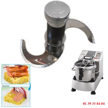 ROTOR A COUTEAUX CRANTES - SPECIAL VIANDE - CUTTER MELANGEUR EMULSIONNEUR K120S et KE120S - DITO SAMA
