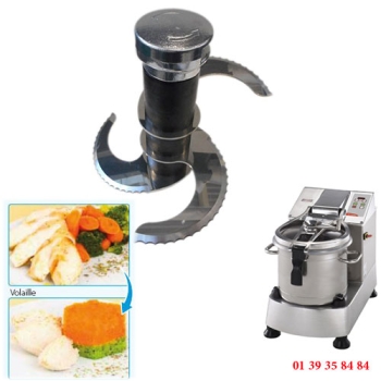 ROTOR A COUTEAUX CRANTES - SPECIAL VIANDE - CUTTER MELANGEUR EMULSIONNEUR K180S et KE180S - DITO SAMA