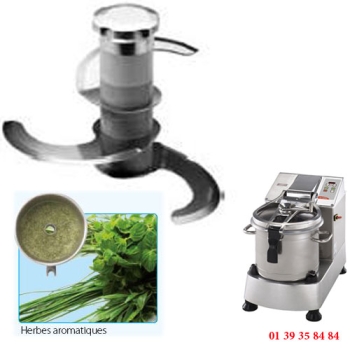 ROTOR A COUTEAUX LISSES - CUTTER MELANGEUR EMULSIONNEUR K180S et KE180S - DITO SAMA