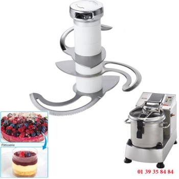 ROTOR A COUTEAUX MICRODENTES - CUTTER MELANGEUR EMULSIONNEUR K180S et KE180S - DITO SAMA