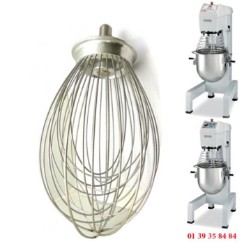 FOUET SPECIAL EMULSION POUR BATTEUR DITO SAMA 40 LITRES - TYPE BM40S- BMB40S - MC40S 