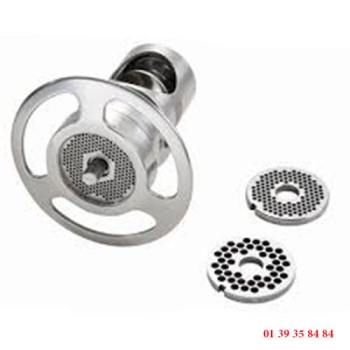 HACHOIR A VIANDE 82 MM - ACIER INOX - POUR BATTEUR  DITO SAMA