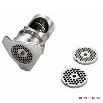 KIT ACIER INOX POUR HACHOIR A VIANDE 82 MM - POUR BATTEUR  DITO SAMA