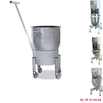 CHARIOT DE BOL POUR BATTEURS  20/30 LITRES - DITO SAMA - XBM-XBE-XBB-BE-BM