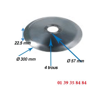 LAME COUPE JAMBON -  SIRMAN - Ø  300 MM