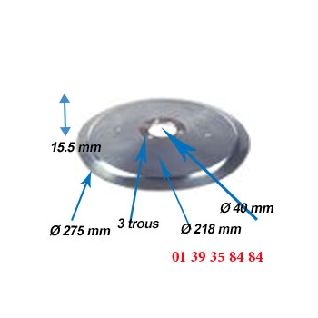 LAME COUPE JAMBON -  SIRMAN - Ø  275 MM 