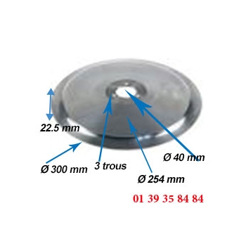 LAME COUPE JAMBON -  SIRMAN - Ø  300 MM - - 