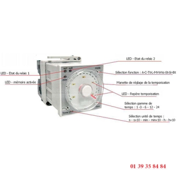 MINUTERIE ELECTRONIQUE A REGLAGE ANALOGIQUE