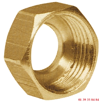 ECROU 6 PANS - COLLET BATTU