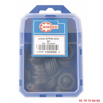 JOINT CAOUTCHOUC POUR RACCORDS STANDARDS (-55 / +100°C)