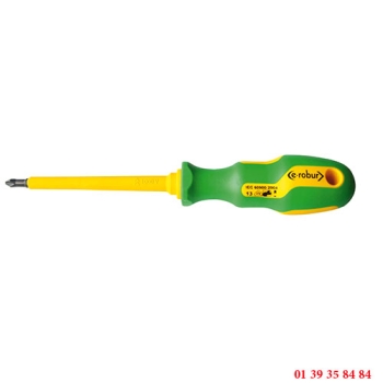 TOURNEVIS UNIVERSEL PHILIPS ET POZIDRIV ISOLE - E-ROBUR