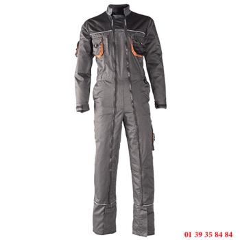 COMBINAISON DE TRAVAIL -SINGER SAFETY-  2 ZIPS - POLYESTER/COTON